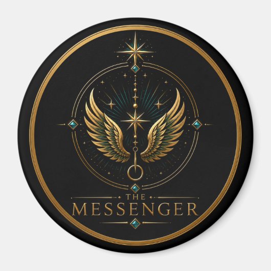 The Messenger Gemini Archetype Circle Magneet (Voorkant)