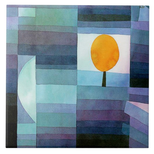 The Messenger of Autumn, Klee Tegeltje (Voorkant)