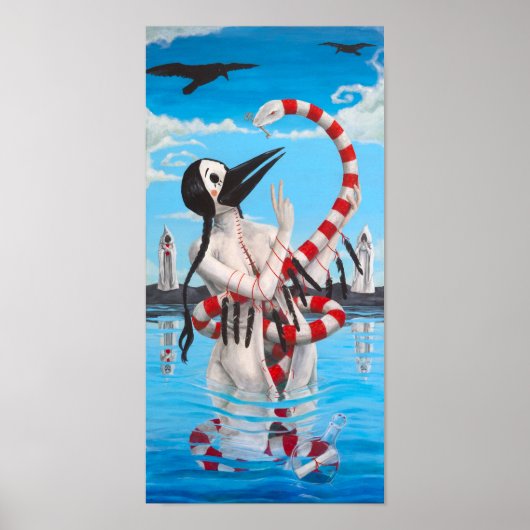 "The Messenger" van het Poster Christiane Cegavske (Voorkant)