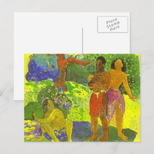 "The Messengers of Oro" - Paul Gauguin Briefkaart (Voorkant / Achterkant)
