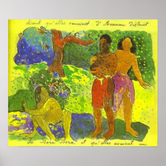 "The Messengers of Oro" - Paul Gauguin Print