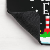 The Messy Elf Christmas Family Matching Xmas Group Muismat (Hoek)