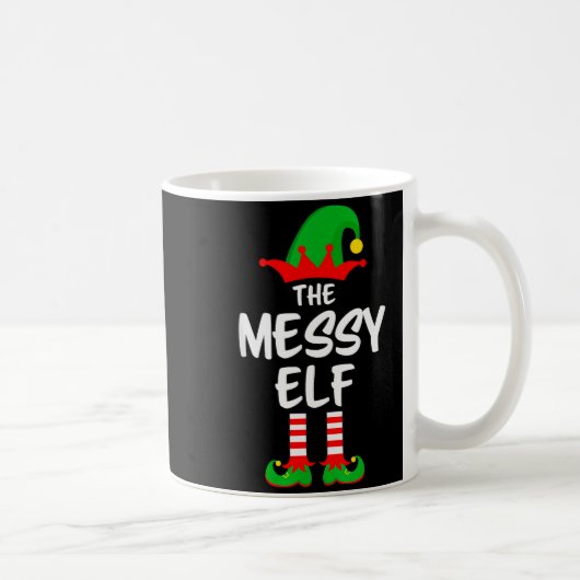 The Messy Elf Matching Family Christmas Koffiemok (Rechts)