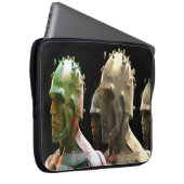 The Metal Army Men on a 15" Laptop Electronics Bag Sleeve (Voorkant Rechts)