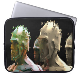 The Metal Army Men on a 15" Laptop Electronics Bag Sleeve