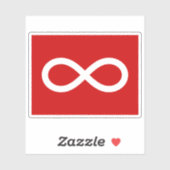 The Métis (Michif) Nation flag, Indians of Canada Sticker (Vel)