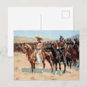 The Mexican Major van Frederic Remington (1889) Briefkaart (Voorkant / Achterkant)