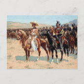 The Mexican Major van Frederic Remington (1889) Briefkaart (Voorkant)