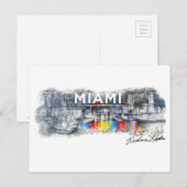 The Miami Line, Rockne Krebs, Briefkaart (Voorkant / Achterkant)