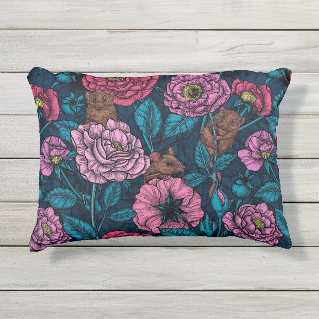 The mice party buitenkussen (Voorkant)