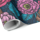 The mice party cadeaupapier (Rol Hoek)