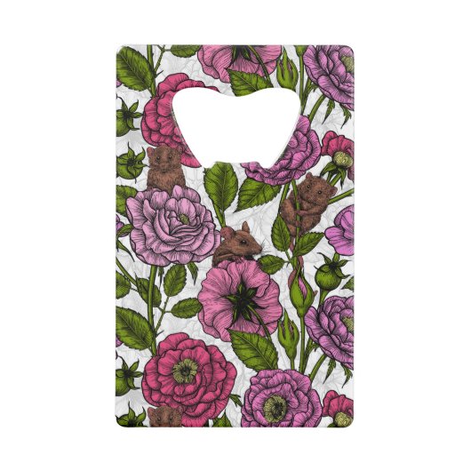 The mice party creditkaart flessenopener (Voorkant)