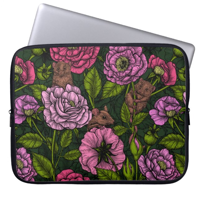 The mice party laptop sleeve (Voorkant)