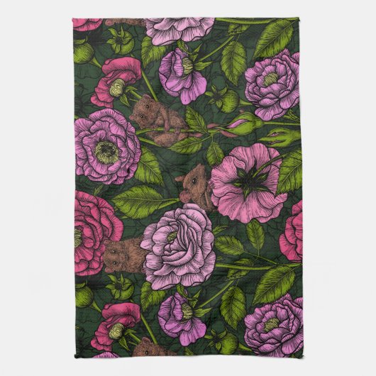 The mice party theedoek (Verticaal)