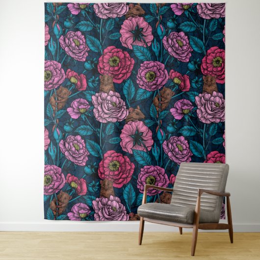 The mice party wandkleed (In situ)