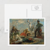 The Midday Rest (Sailors Yarning), 1906 (olie op c Briefkaart (Voorkant / Achterkant)