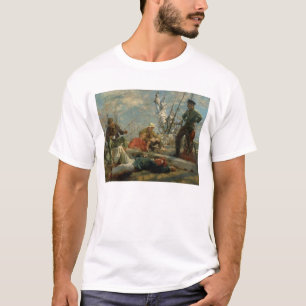The Midday Rest (Sailors Yarning), 1906 (olie op c T-shirt