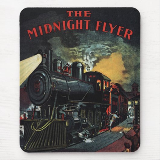 The Midnight Flyer Train Mousepad Muismat (Voorkant)