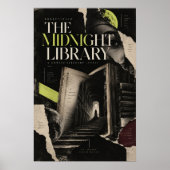 The Midnight Library – gothic editorial helden Poster (Voorkant)