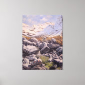 The Might of Mountains and Rocks: wall Art  Canvas Afdruk (Voorkant)