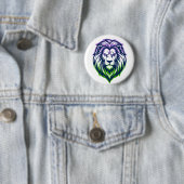 The Mighty Lion - Genderqueer Edition Ronde Button 5,7 Cm (In situ)