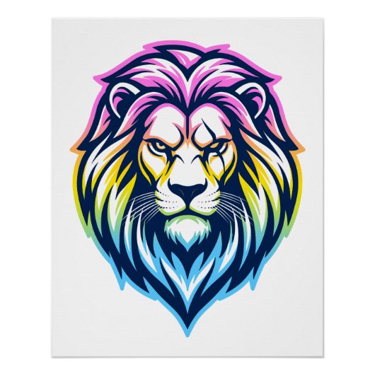 The Mighty Lion - Pan-Sovereign 'Global-Spectrum'  Perfect Poster (Voorkant)