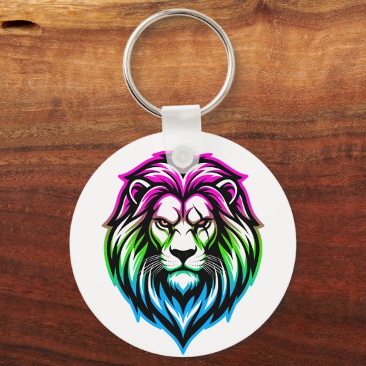 The Mighty Lion - Poly-Sovereign 'Multi-Front' Sleutelhanger (Achterkant)