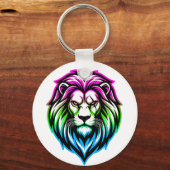 The Mighty Lion - Poly-Sovereign 'Multi-Front' Sleutelhanger (Voorkant)