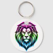 The Mighty Lion - Poly-Sovereign 'Multi-Front' Sleutelhanger (Achterkant)