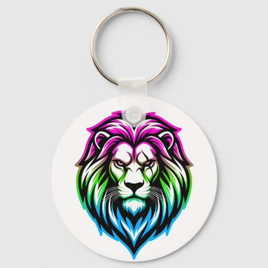 The Mighty Lion - Poly-Sovereign 'Multi-Front' Sleutelhanger (Achterkant)