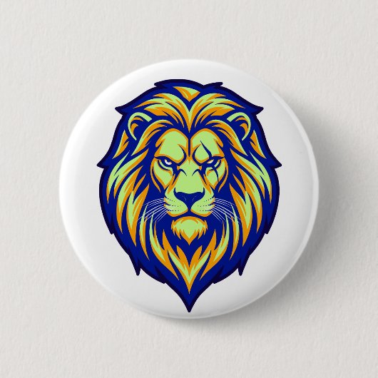 The Mighty Lion - Tylon Tactical-Mercenary Ronde Button 5,7 Cm (Voorkant)