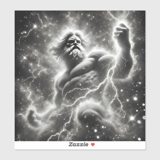  the mighty zeus sticker (Vel)