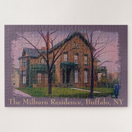 The Milburn Residence - Buffalo, NY Large Puzzle Legpuzzel (Horizontaal)