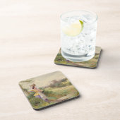 The Milkmaid, 1860 Drankjes Onderzetter (Rechterzijde)