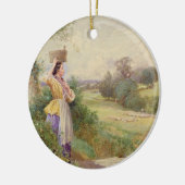 The Milkmaid, 1860 Keramisch Ornament (Links)