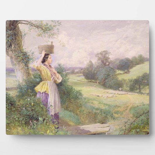 The Milkmaid, 1860 (m/c op papier) Fotoplaat (Voorkant)