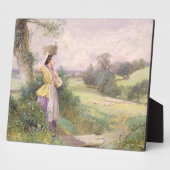 The Milkmaid, 1860 (m/c op papier) Fotoplaat (Zijkant)