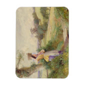 The Milkmaid, 1860 Magneet (Verticaal)