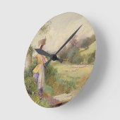 The Milkmaid, 1860 Ronde Klok (Hoek)