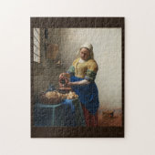 The Milkmaid by Johannes Vermeer, c. 1660 Legpuzzel (Verticaal)
