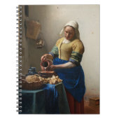 The Milkmaid by Johannes Vermeer, c. 1660 Serving Notitieboek (Voorkant)