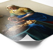The Milkmaid by Johannes Vermeer Foto Afdruk (Hoek)