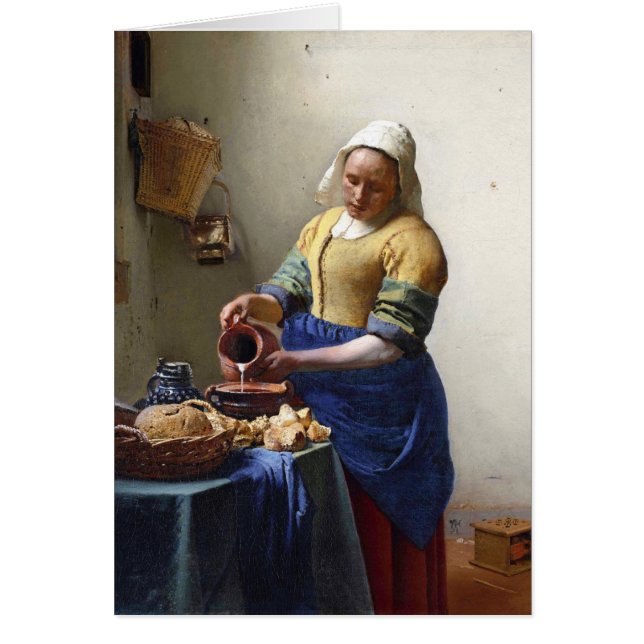 The Milkmaid, c.1658-60 (olie op canvas) (Voorkant)