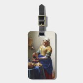 The Milkmaid, c.1658-60 (olie op canvas) Bagagelabel (Voorkant verticaal)