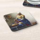 The Milkmaid, c.1658-60 (olie op canvas) Bier Onderzetter (Linkerzijde)