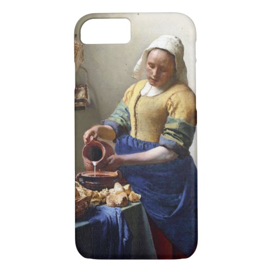 The Milkmaid, c.1658-60 (olie op canvas) Case-Mate iPhone Case (Achterkant)