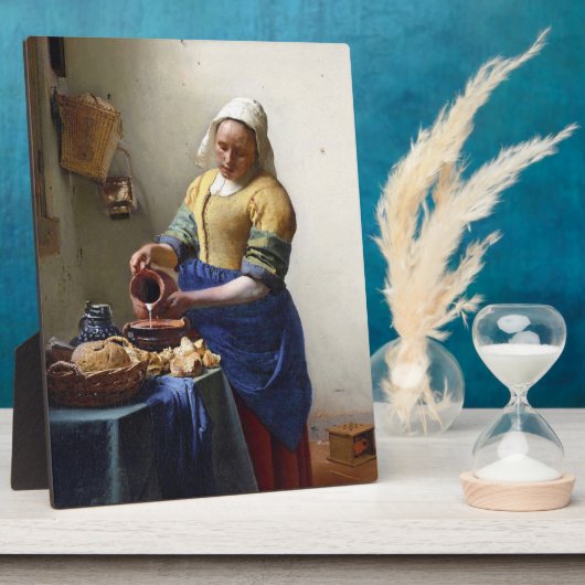 The Milkmaid, c.1658-60 (olie op canvas) Fotoplaat (Zijkant)
