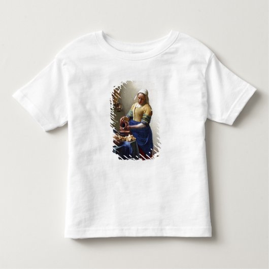 The Milkmaid, c.1658-60 (olie op canvas) Kinder Shirts (Voorkant)