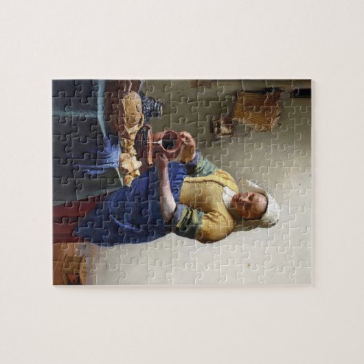 The Milkmaid, c.1658-60 (olie op canvas) Legpuzzel (Horizontaal)