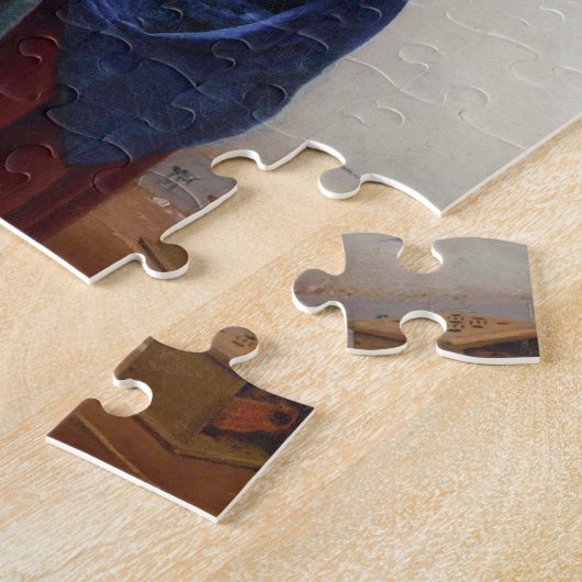 The Milkmaid, c.1658-60 (olie op canvas) Legpuzzel (Zijkant)